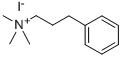 암모늄,TRIMETHYL(3-PHENYLPROPYL)-,요오드화물 구조식 이미지