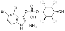 5-BROMO-4-CHLORO-3-INDOXYL MYO-INOSITOL-1-PHOSPHATE, AMMONIUM SALT 구조식 이미지
