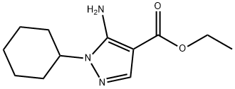 ethyl 5-amino-1-cyclohexyl-pyrazole-4-carboxylate Structure