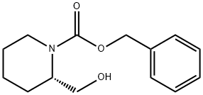 1-Piperidinecarboxylic acid, 2-(hydroxyMethyl)-, phenylMethyl ester, (2S)- Structure