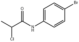 PropanaMide, N-(4-broMophenyl)-2-chloro- Structure