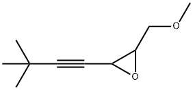 Oxirane, 2-(3,3-dimethyl-1-butynyl)-3-(methoxymethyl)- (9CI) Structure