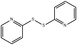 2,2'-Dithiodipyridine  구조식 이미지
