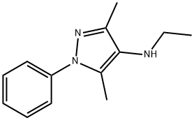 3,5-디메틸-N-에틸-1-페닐-1H-피라졸-4-아민 구조식 이미지