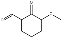시클로헥산카르복스알데히드,3-메톡시-2-옥소-(9CI) 구조식 이미지