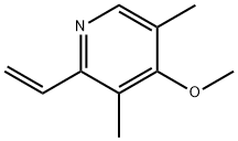 피리딘,2-에테닐-4-메톡시-3,5-디메틸-(9CI) 구조식 이미지
