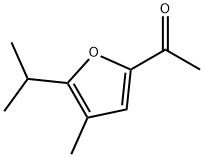 Ethanone, 1-[4-methyl-5-(1-methylethyl)-2-furanyl]- (9CI) 구조식 이미지