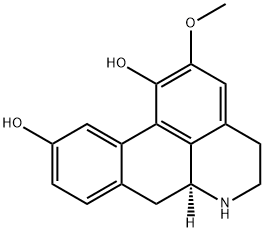 (6aS)-5,6,6a,7-Tetrahydro-2-methoxy-4H-dibenzo[de,g]quinoline-1,10-diol 구조식 이미지