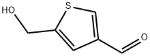 3-티오펜카르복스알데히드,5-(히드록시메틸)-(9CI) 구조식 이미지