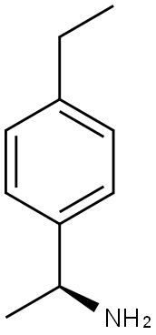 벤젠메탄아민,4-에틸-a-메틸-,(aS)- 구조식 이미지
