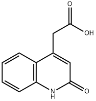 (2-OXO-1,2-DIHYDROQUINOLIN-4-YL)ACETIC ACID Structure