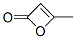 4-Methyl-2H-oxet-2-one Structure