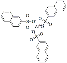 알루미늄트리(나프탈렌-2-설포네이트) 구조식 이미지