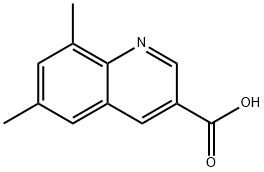 6,8-DIMETHYLQUINOLINE-3-CARBOXYLIC ACID Structure