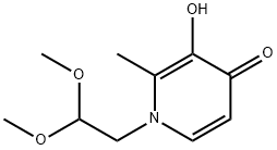 4(1H)-Pyridinone, 1-(2,2-dimethoxyethyl)-3-hydroxy-2-methyl- (9CI) Structure