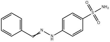 (E)-4-(2-benzylidenehydrazinyl)benzenesulfonamide 구조식 이미지