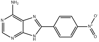 8-(파라-니트로페닐)아데닌 구조식 이미지