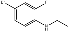 4-bromo-N-ethyl-2-fluoroaniline Structure