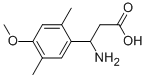 3-AMINO-3-(2,5-DIMETHYL-4-METHOXY-PHENYL)-PROPIONIC ACID Structure