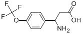 3-아미노-3-(4-트리플루오로메톡시-페닐)-프로피온산 구조식 이미지