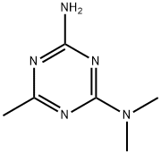 2-AMINO-4-DIMETHYLAMINO-6-METHYL-1,3,5-TRIAZINE Structure