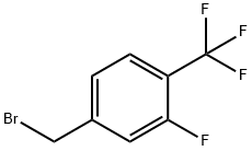 3-FLUORO-4-(TRIFLUOROMETHYL)BENZYL BROMIDE Structure