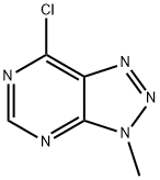 7-chloro-3-methyl-3H-1,2,3-triazolo(4,5-d)pyrimidine 구조식 이미지