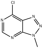 7-chloro-3-methyl-3H-1,2,3-triazolo(4,5-d)pyrimidine Structure