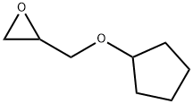 2-[(시클로펜틸옥시)메틸]옥시란 구조식 이미지