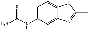 Urea, 1-(2-methyl-5-benzothiazolyl)-2-thio- (8CI) 구조식 이미지