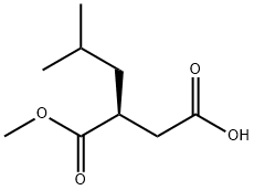 (S)-(-)-2-ISOBUTYLSUCCINIC ACID 1-METHYL ESTER 구조식 이미지