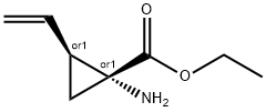 Cyclopropanecarboxylic acid, 1-amino-2-ethenyl-, ethyl ester, (1R,2S)-rel- (9CI) Structure