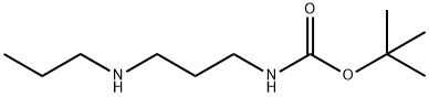 Carbamic acid, [3-(propylamino)propyl]-, 1,1-dimethylethyl ester (9CI) Structure