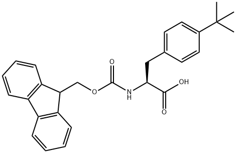 FMOC-L-4-TERT-BUTYL-PHE Structure