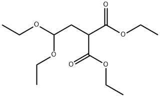 3,3-DIETHOXYPROPANE-1,1-DICARBOXYLICACIDDIETHYL에스테르 구조식 이미지