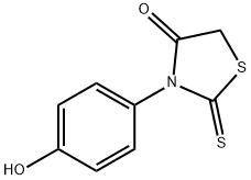 3-(4-히드록시페닐)-2-술파닐리덴-티아졸리딘-4-온 구조식 이미지