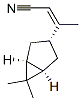 2-Butenenitrile,3-(6,6-dimethylbicyclo[3.1.0]hex-3-yl)-,(1-alpha-,3-alpha-,5-alpha-)-(9CI) 구조식 이미지