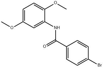4-bromo-N-(2,5-dimethoxyphenyl)benzamide 구조식 이미지