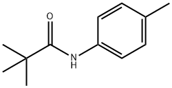 2,2-dimethyl-N-(4-methylphenyl)propanamide Structure