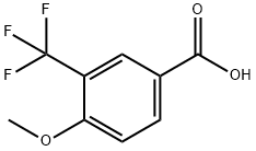 4-METHOXY-3-(TRIFLUOROMETHYL)BENZOIC ACID Structure