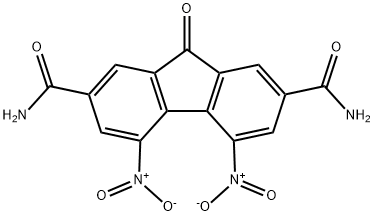 4,5-DINITRO-9-OXO-9H-FLUORENE-2,7-DICARBOXAMIDE Structure