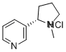 니코틴,염산염,(-)- 구조식 이미지
