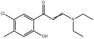 (E)-1-(5-CHLORO-2-HYDROXY-4-METHYLPHENYL)-3-(DIETHYLAMINO)PROP-2-EN-1-ONE 구조식 이미지