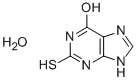 2-THIO-6-HYDROXYPURINE HYDRATE, 98 Structure