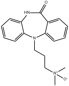 3-[10,11-Dihydro-11-oxo-5H-dibenzo[b,e][1,4]diazepin-5-yl]-N,N-dimethyl-1-propanamineN-oxide 구조식 이미지