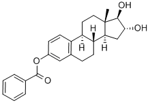 ESTRIOL 3-BENZOATE Structure