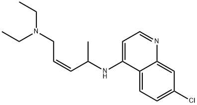 7-Chloro-N-[(Z)-4-(diethylamino)-1-methyl-2-butenyl]-4-quinolinamine Structure