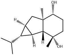 6,8-Cyclo-1,4-eudesmanediol 구조식 이미지