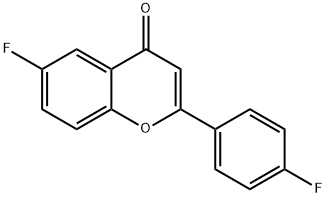 6-FLUORO-2-(4-FLUOROPHENYL)-4H-CHROMEN-4-ONE Structure