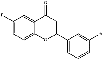 3'-BROMO-6-FLUOROFLAVONE Structure